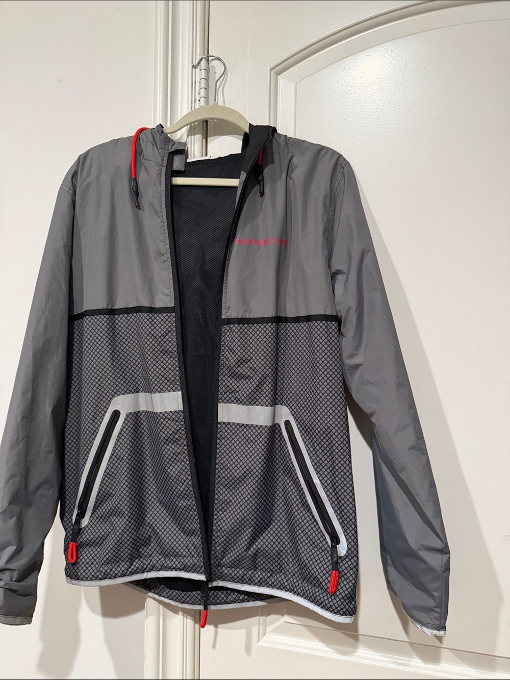 Porsche driver's selection Lightweight Grey Windbreaker Jacket